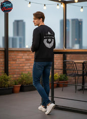 EMBOSSED PRINTED SWEATSHIRT