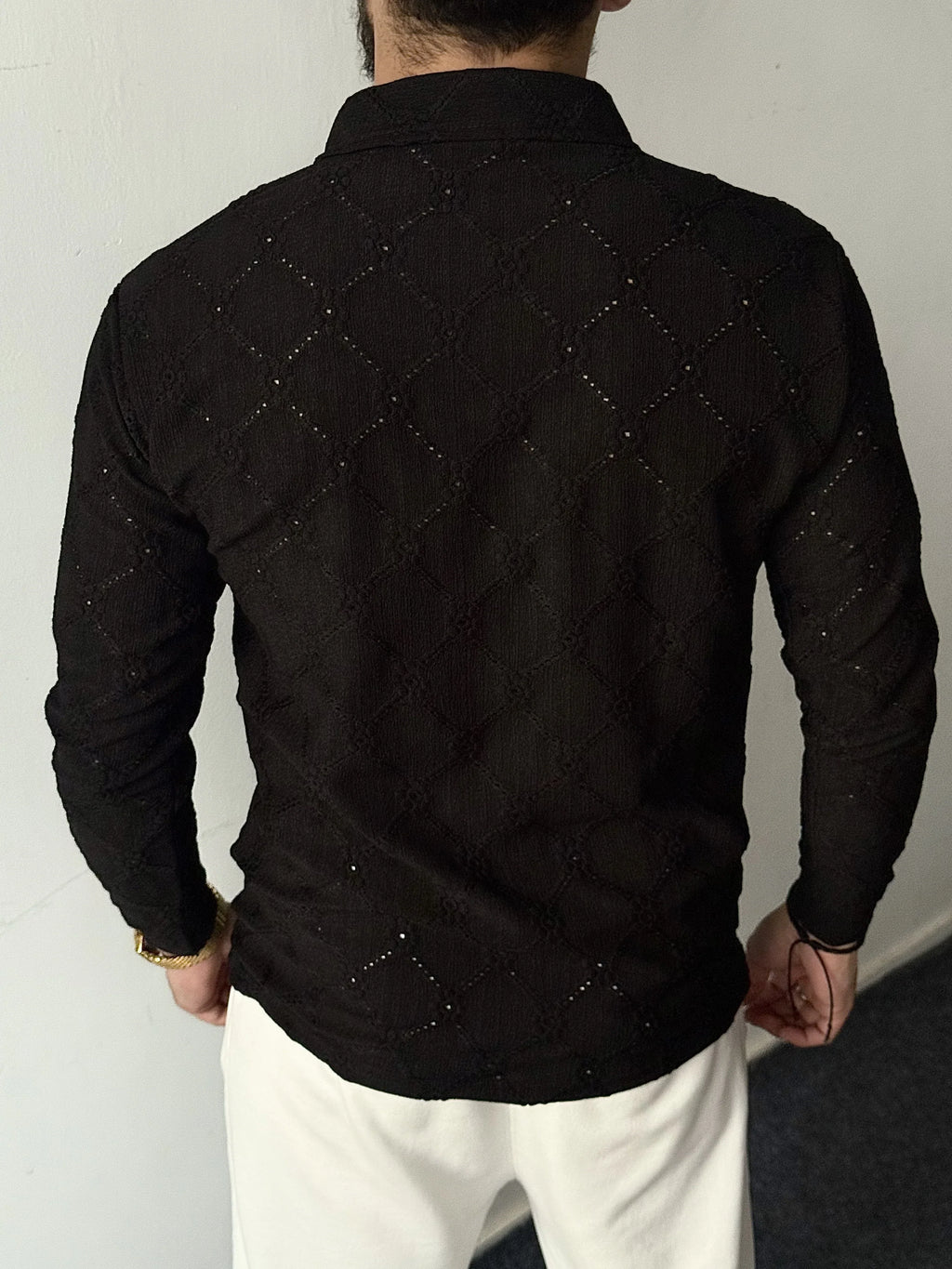 Black Ace Zip Polo