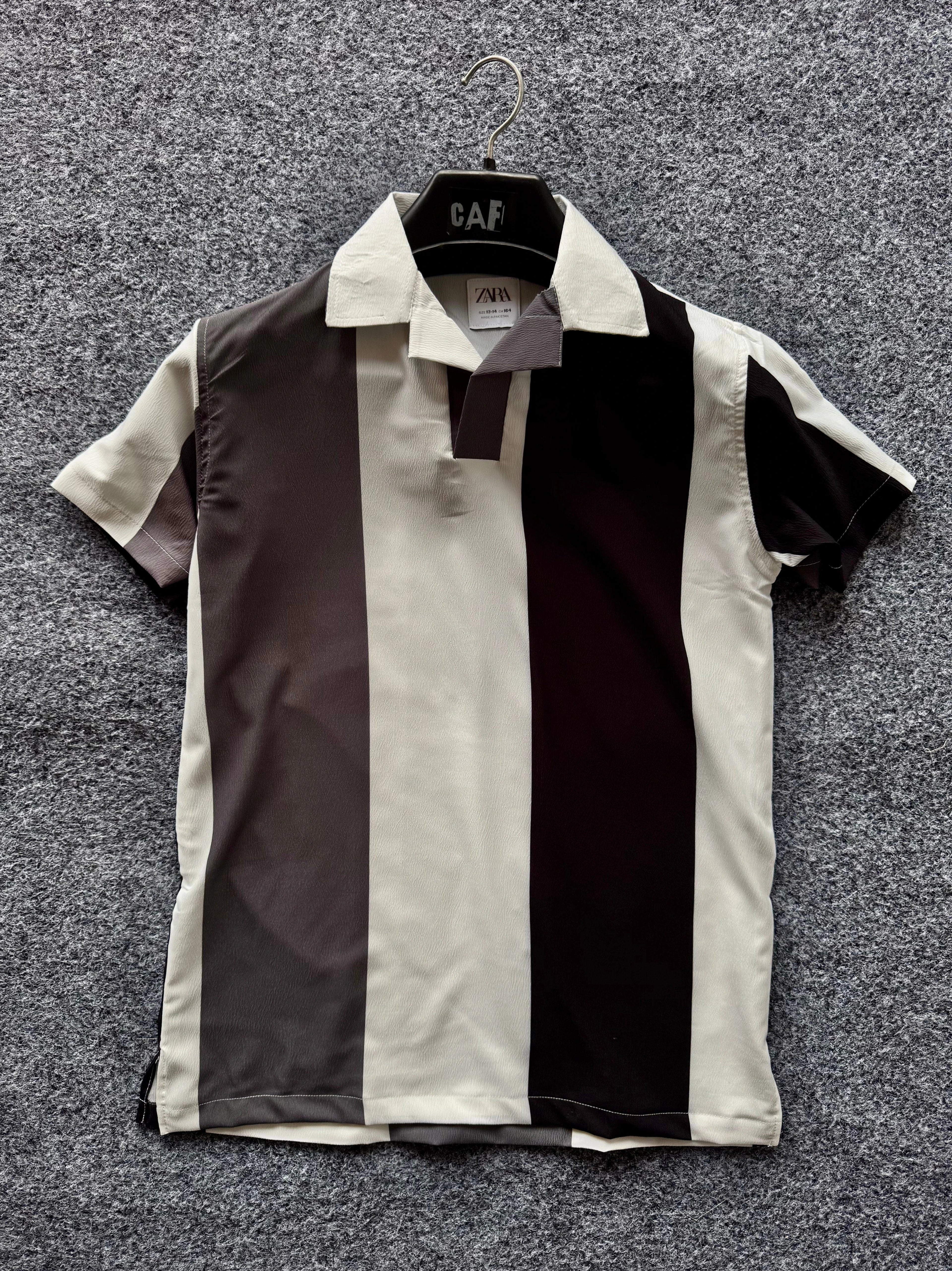 Cuban Collar T-shirt
