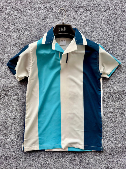Cuban Collar T-shirt